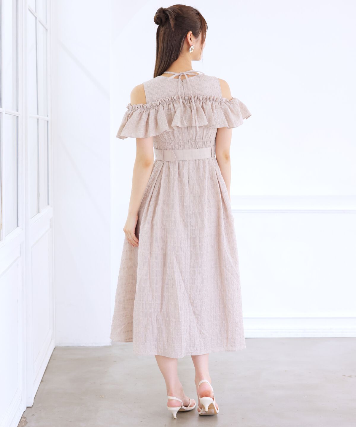 アンドクチュール「ホルターリボンコットンワンピース」|ワンピース|