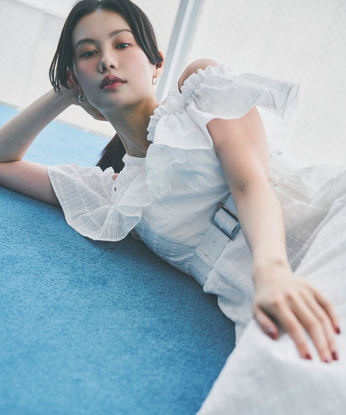 アンドクチュール「ホルターリボンコットンワンピース」|ワンピース|