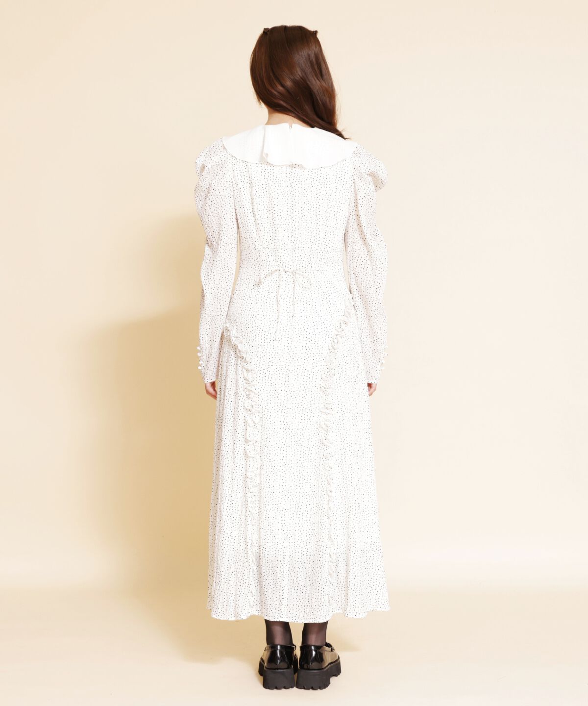 REDYAZEL「フリルカラードットワンピース」|ワンピース|