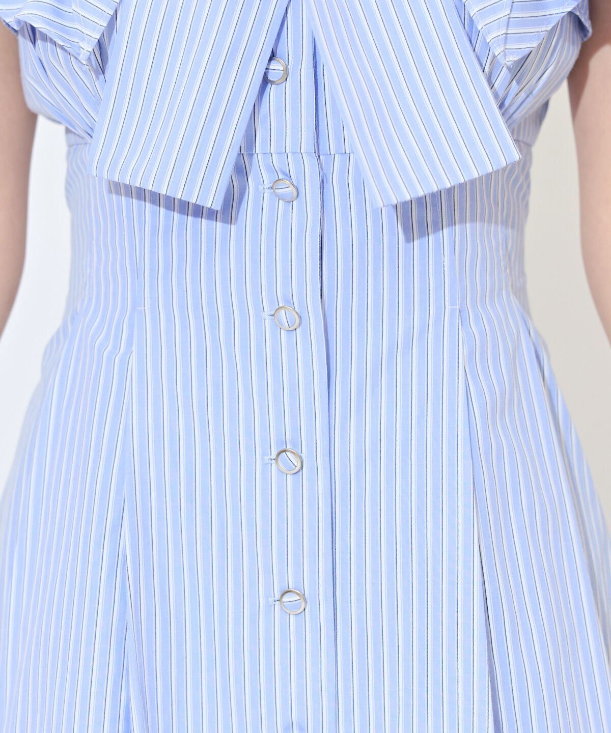 WILLSELECTION「ラッフルスリーブリボンタイワンピース」|ワンピース|