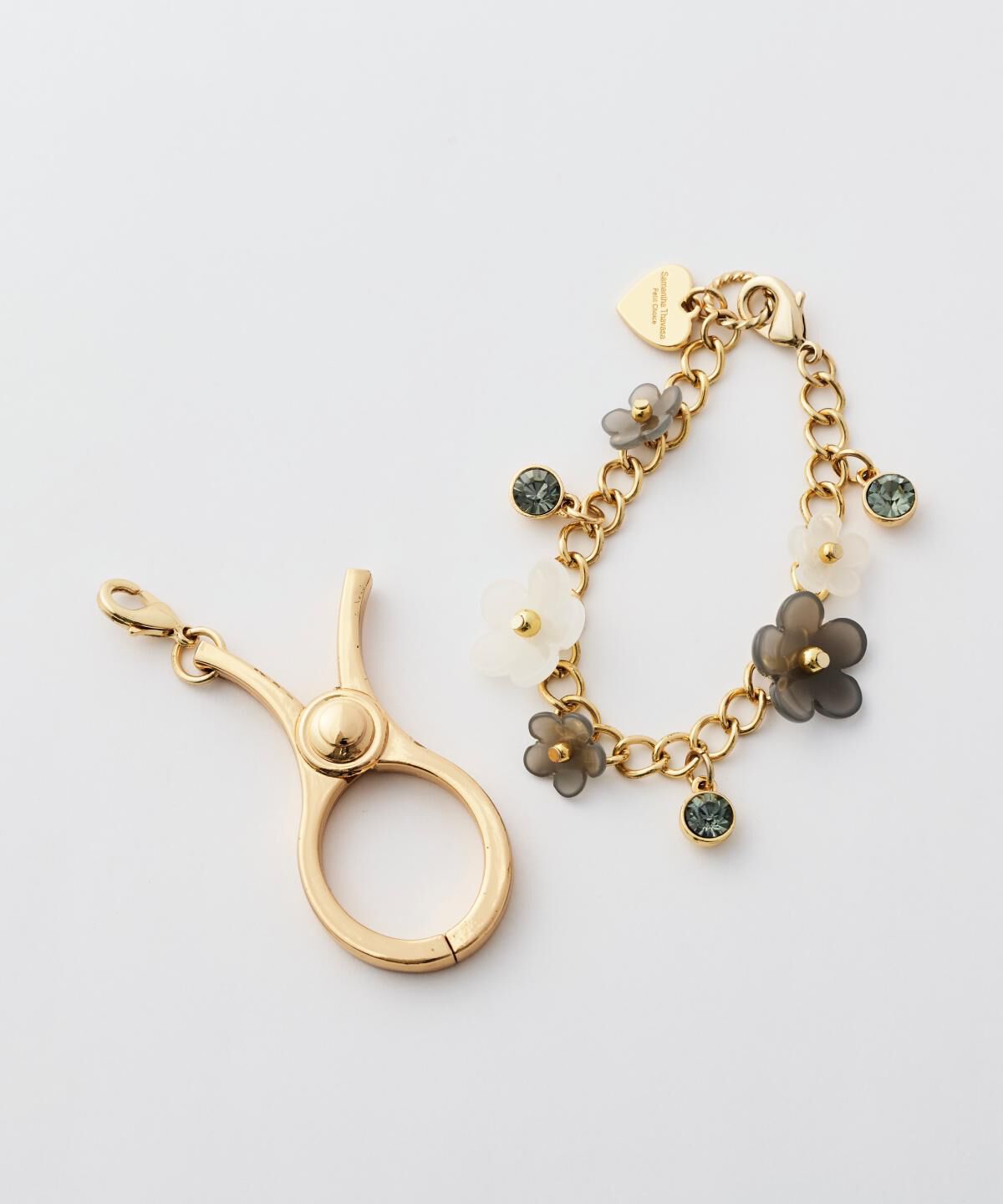 Samantha Thavasa Petit Choice「フラワーグローブホルダー バッグチャーム」|チャーム・キーホルダー|