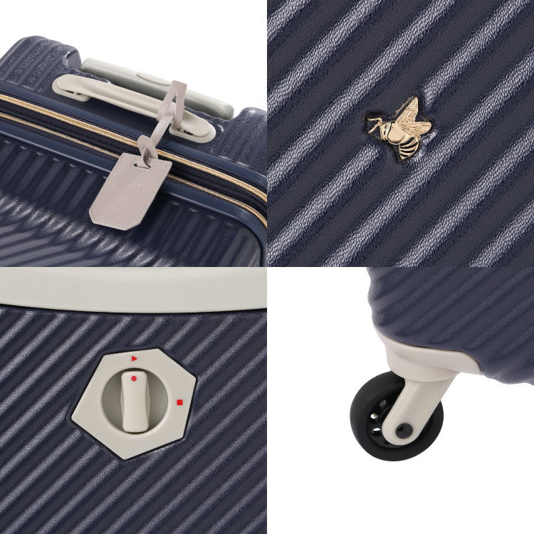 Jewelna Rose「HaNT&times;ジュエルナローズ コラボ スーツケース Mサイズ 06822」|キャリーケース|