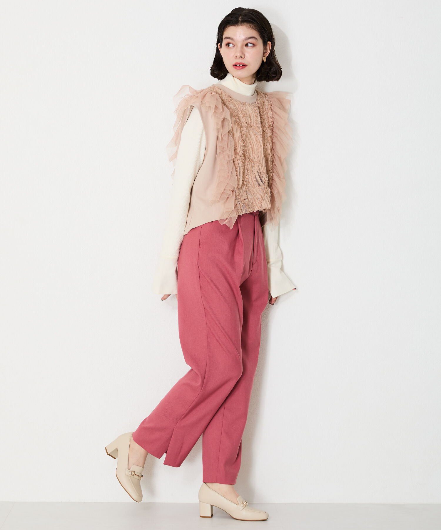 ORiental TRaffic「【跳べるパンプス/シリーズ累計１５０万足突破 】ビット ヒールローファー /R-3214 厚手クッション」|パンプス|