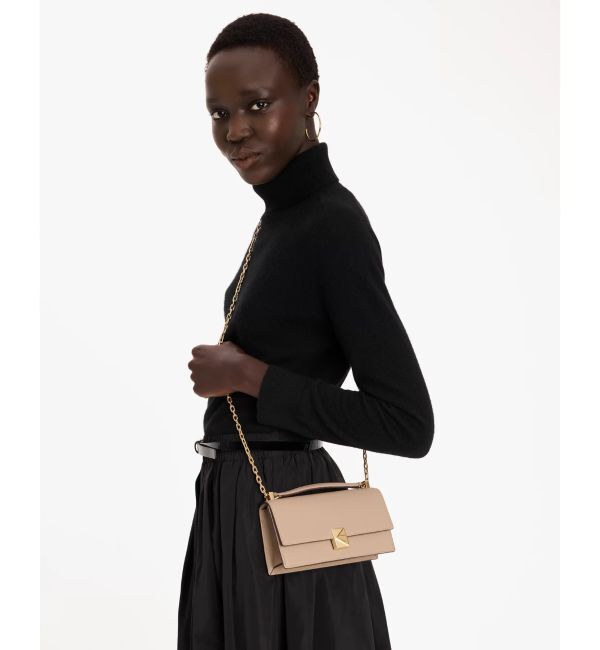 kate spade new york「デコ ミニ フラップ チェーン クロスボディ」|ショルダー・メッセンジャー|