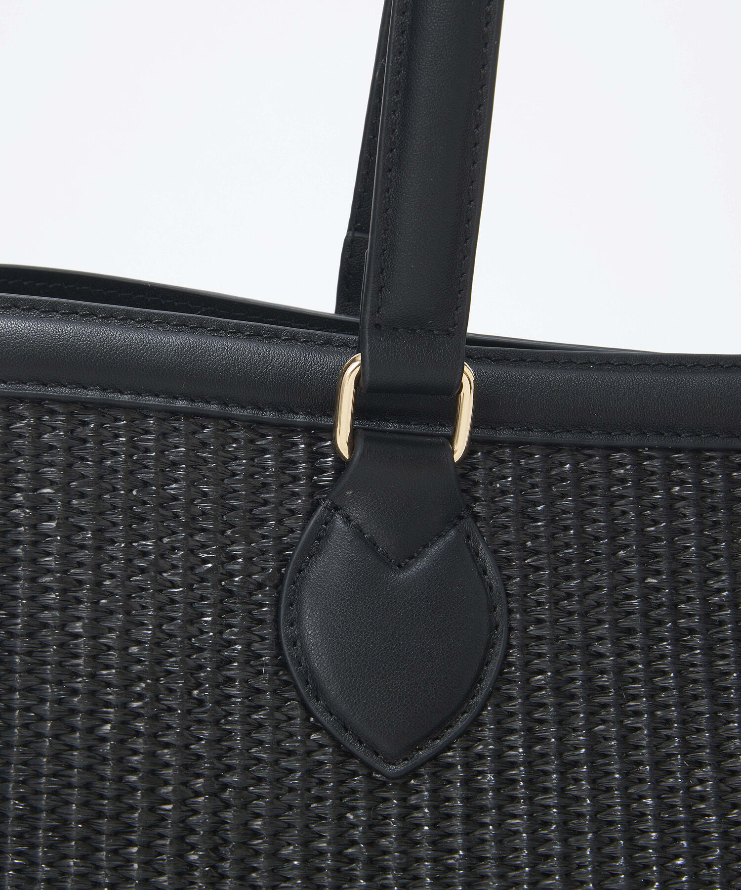 TOPKAPI BREATH「【Breath TOPKAPI】サングラスホルダー付き レザーコンビ カゴバッグ L 」|トートバッグ|