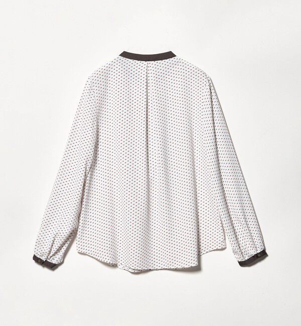UNITED ARROWS「バイカラー パイピング ブラウス」|シャツ・ブラウス|