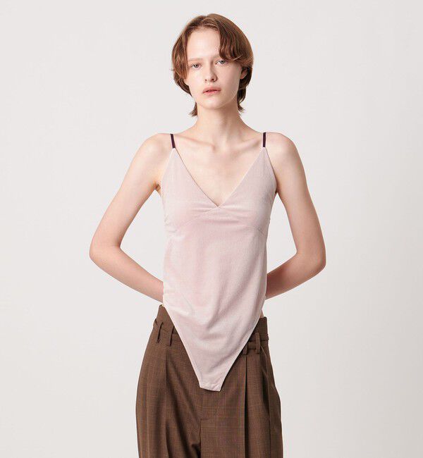 AEWEN MATOPH「＜AEWEN MATOPH＞ベロア ロンパース」|キャミソール|LT.PINK