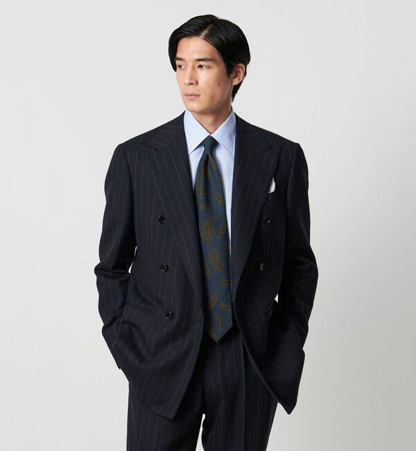 UNITED ARROWS「THOMAS MASON/トーマスメイソン エンドオンエンド ストライプ レギュラーカラー シャツ」|シャツ・ブラウス|