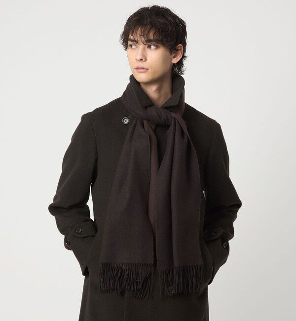 UNITED ARROWS「カシミヤ リバーシブル ヘリンボーン マフラー」|マフラー|