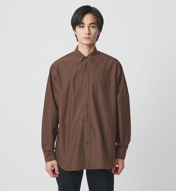 UNITED ARROWS「ヨネザワ シルクポプリン ボタンダウン シャツ「 SLOW &　」」|シャツ・ブラウス|