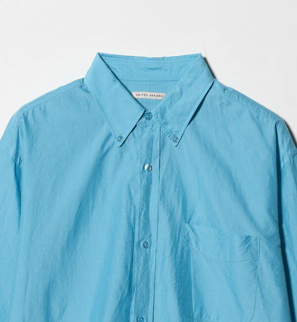 UNITED ARROWS「ヨネザワ シルクポプリン ボタンダウン シャツ「 SLOW &　」」|シャツ・ブラウス|