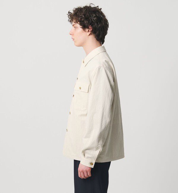 UNITED ARROWS「ツイル ミリタリー オーバーシャツ」|シャツ・ブラウス|
