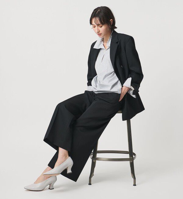 UNITED ARROWS「ポインテッド スクエアトゥ パンプス」|パンプス|