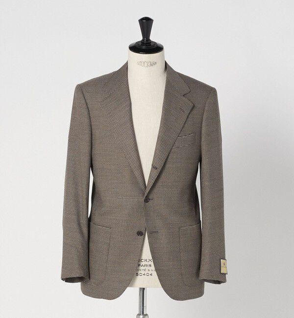 UNITED ARROWS「＜SOVEREIGN＞バスケットチェック ハンドライン シングル 3ボタン テーラードジャケット」|テーラードジャケット|MOCA