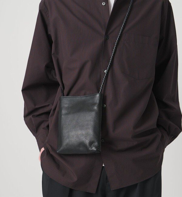 UNITED ARROWS「UNFINISHED LEATHER SACOCHE/アンフィニッシュドレザー サコッシュ」|ショルダー・メッセンジャー|