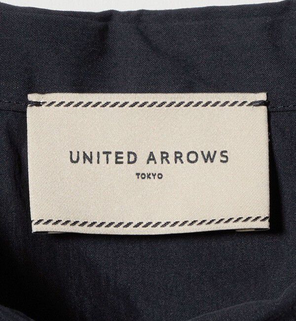 UNITED ARROWS「コンビ ギャザー ブラウス」|シャツ・ブラウス|