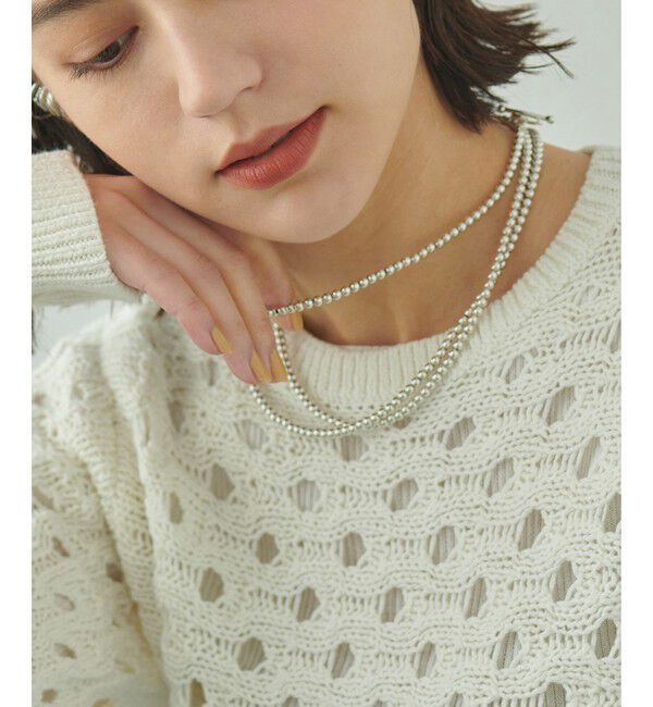 EMMEL REFINES「＜PHILIPPE AUDIBERT＞SP Ball chain ロングネックレス＜Select by EMMEL REFINES＞」|ネックレス|