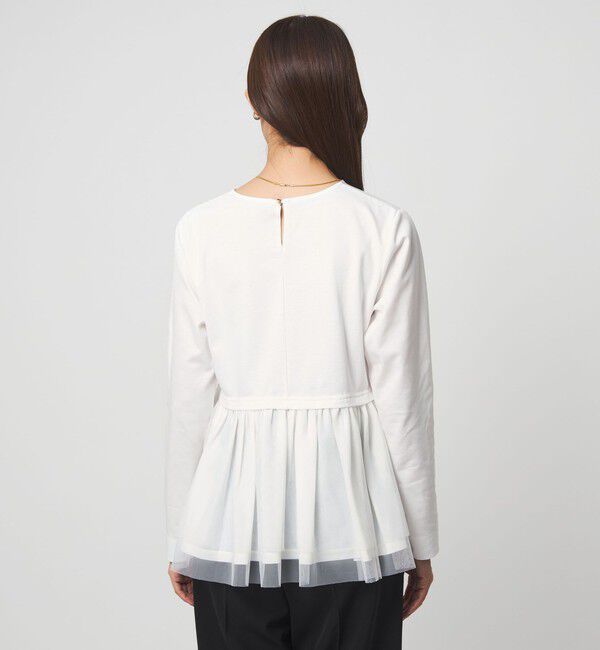 UNITED ARROWS green label relaxing「ティアード ペプラム プルオーバー カットソー」|Tシャツ・カットソー|