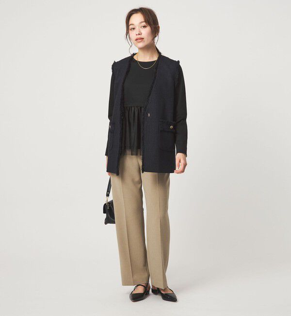 UNITED ARROWS green label relaxing「ティアード ペプラム プルオーバー カットソー」|Tシャツ・カットソー|