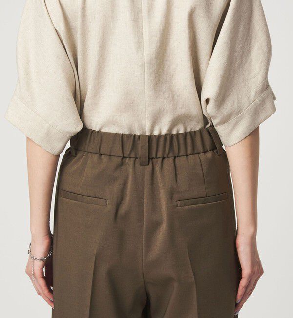 UNITED ARROWS green label relaxing「［size SHORT/TALLあり］ツイル イージー ワイド パンツ」|スラックス|