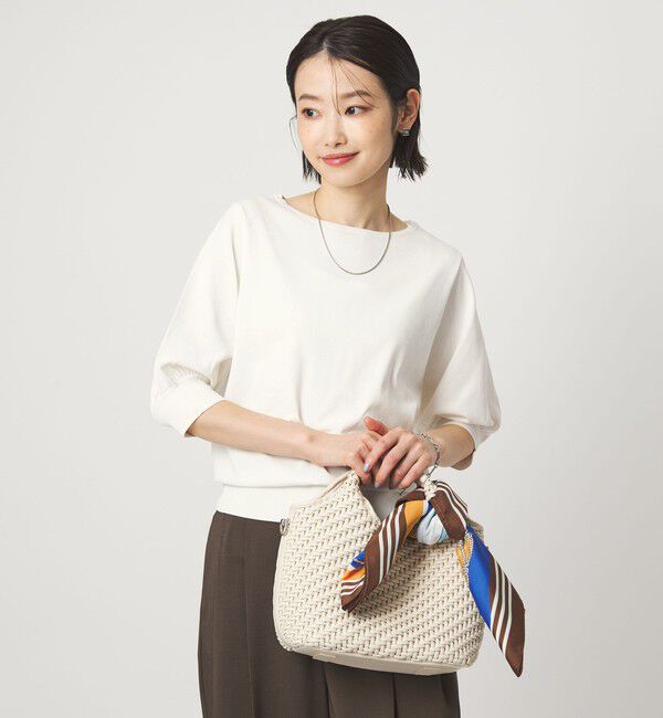 UNITED ARROWS green label relaxing「HIYOKE フォルム スリーブ プルオーバー ニット」|ニット・セーター|