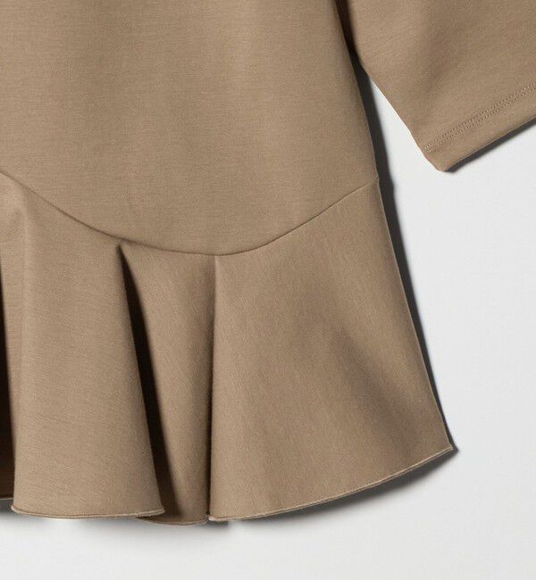 UNITED ARROWS green label relaxing「イレヘム ペプラム ポンチ プルオーバー カットソー 接触冷感 UVカット」|Tシャツ・カットソー|