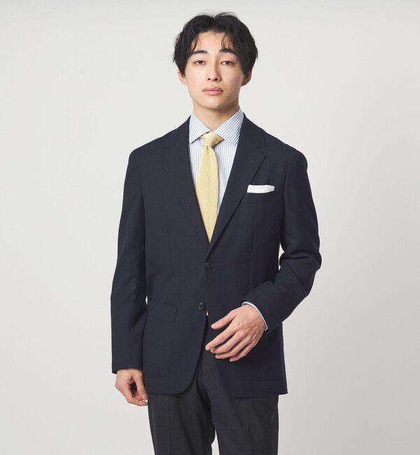 UNITED ARROWS green label relaxing「REDA MESH 無地 2B RG ジャケット」|テーラードジャケット|