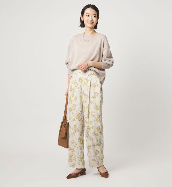 UNITED ARROWS green label relaxing「フラワー プリント パンツ」|その他|