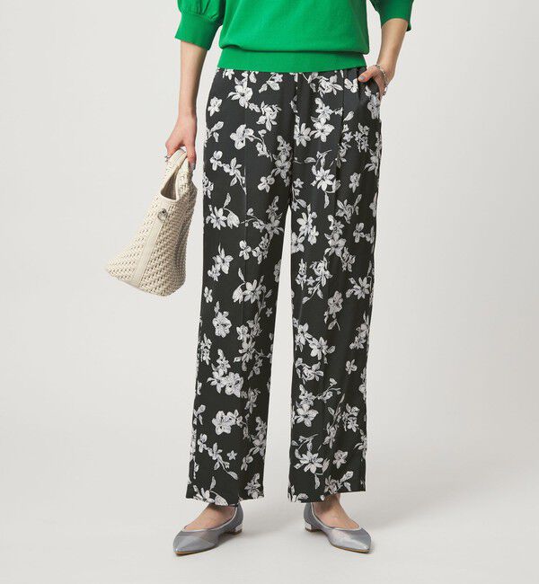 UNITED ARROWS green label relaxing「フラワー プリント パンツ」|その他|