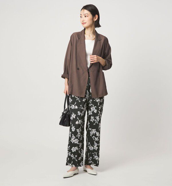 UNITED ARROWS green label relaxing「フラワー プリント パンツ」|その他|