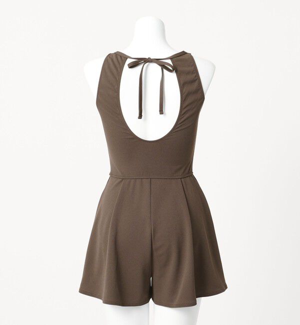 UNITED ARROWS green label relaxing「ジョーゼット風 バックオープン オールインワン スイムウェア / 水着」|スポーツ|