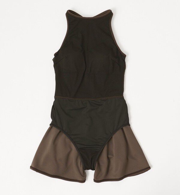 UNITED ARROWS green label relaxing「ジョーゼット風 バックオープン オールインワン スイムウェア / 水着」|スポーツ|