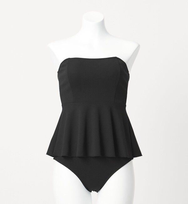 UNITED ARROWS green label relaxing「ジョーゼット風 ペプラムビスチェ&ショーツ スイムウェア / 水着」|スポーツ|