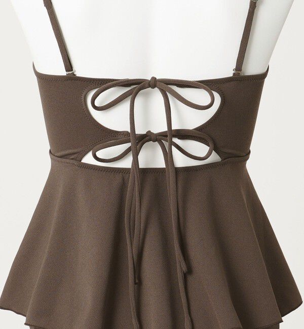 UNITED ARROWS green label relaxing「ジョーゼット風 ペプラムビスチェ&ショーツ スイムウェア / 水着」|スポーツ|