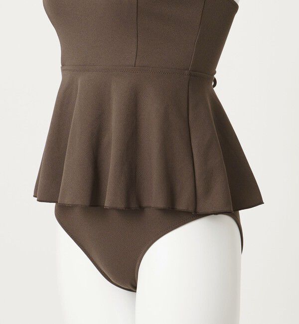 UNITED ARROWS green label relaxing「ジョーゼット風 ペプラムビスチェ&ショーツ スイムウェア / 水着」|スポーツ|