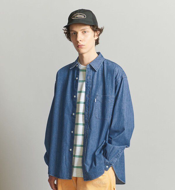 California General Store「＜CGS.＞オーガニック コットン デニム A.N レギュラーカラー シャツ」|シャツ・ブラウス|