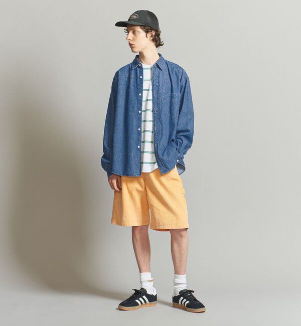 California General Store「＜CGS.＞オーガニック コットン デニム A.N レギュラーカラー シャツ」|シャツ・ブラウス|