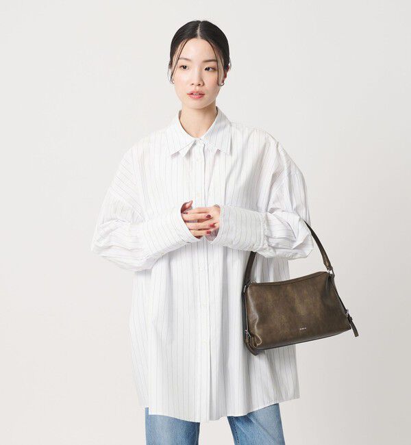 BEAUTY&YOUTH UNITED ARROWS「＜provoke＞ストライプ レイヤード ビッグシャツ」|シャツ・ブラウス|