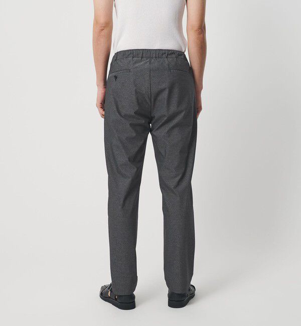 BEAUTY&YOUTH UNITED ARROWS「スラブ １プリーツ イージー テーパード パンツ NO.5 ストレッチ 撥水 UVカット 」|チノ|