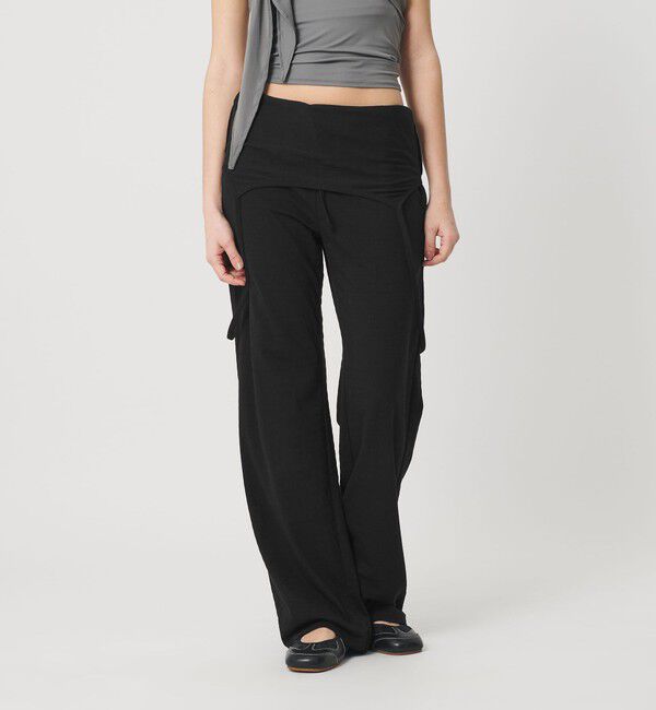 ATTISESSION「＜ATTISESSION＞ボーダー パンツ」|その他|BLACK