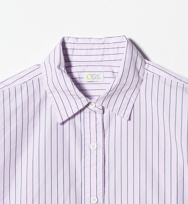 California General Store「＜CGS.＞クロップド ストライプ シャツ / ウィメンズ」|シャツ・ブラウス|