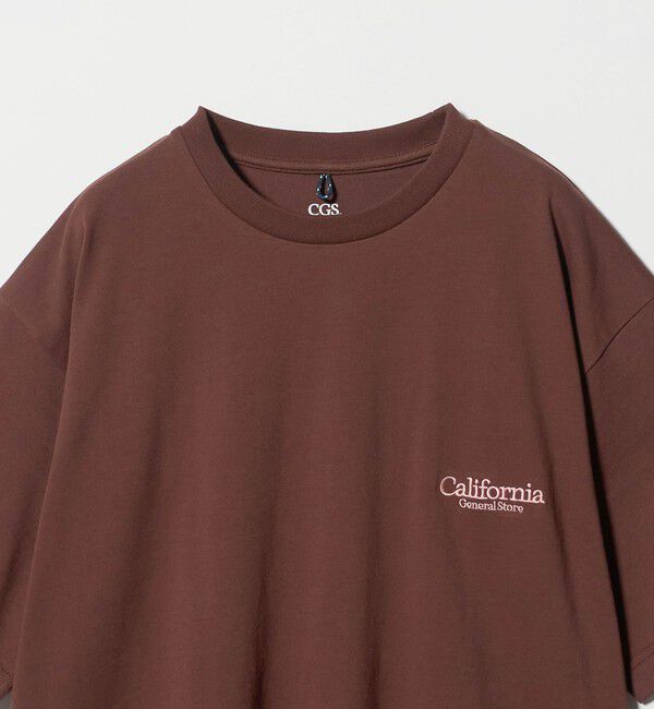 California General Store「＜CGS.＞オーガニック コットン クルーネック ロゴ Tシャツ」|Tシャツ・カットソー|
