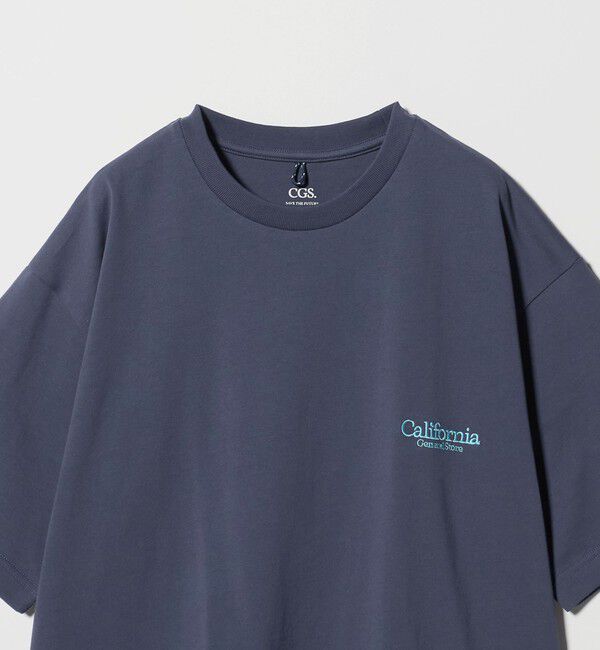 California General Store「＜CGS.＞オーガニック コットン クルーネック ロゴ Tシャツ」|Tシャツ・カットソー|