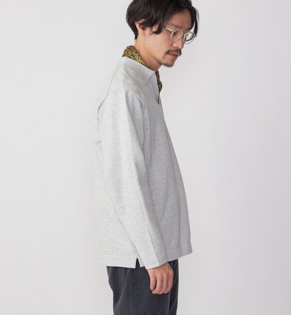 SHIPS「SHIPS:〈手洗い可能〉14ゲージ TEXBRID(R) ミラノリブ スキッパー ポロシャツ」|Tシャツ・カットソー|