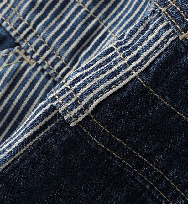 SHIPS KIDS「Lee:100～120cm / マルチデニム オーバーオール」|オールインワン|