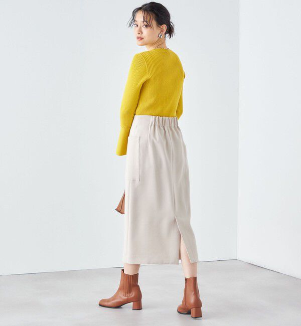 SHIPS for women「〈手洗い可能〉フロント ジップ サイド ポケット タイト スカート ◇」|スカート|