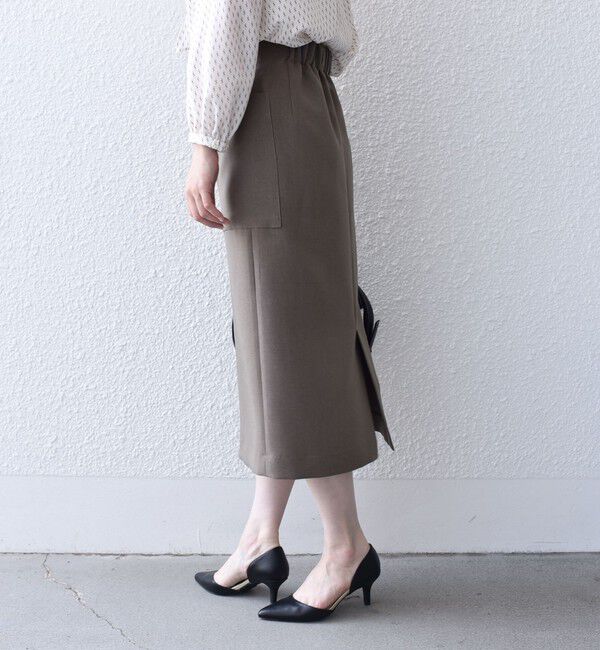 SHIPS for women「〈手洗い可能〉フロント ジップ サイド ポケット タイト スカート ◇」|スカート|