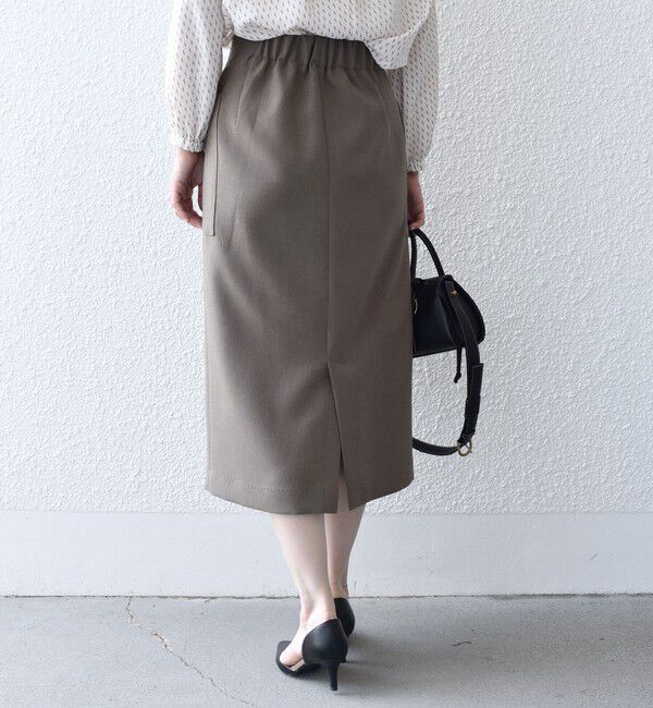 SHIPS for women「〈手洗い可能〉フロント ジップ サイド ポケット タイト スカート ◇」|スカート|