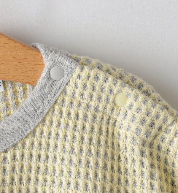 SHIPS KIDS「SHIPS KIDS:80～90cm / ポコポコ ワッフル ワンピース」|ワンピース|