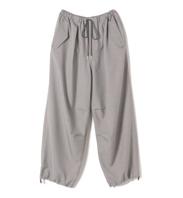 SHIPS for women「〈手洗い可能〉メランジ ツイル ギャザー カーゴパンツ ◇」|カーゴ|